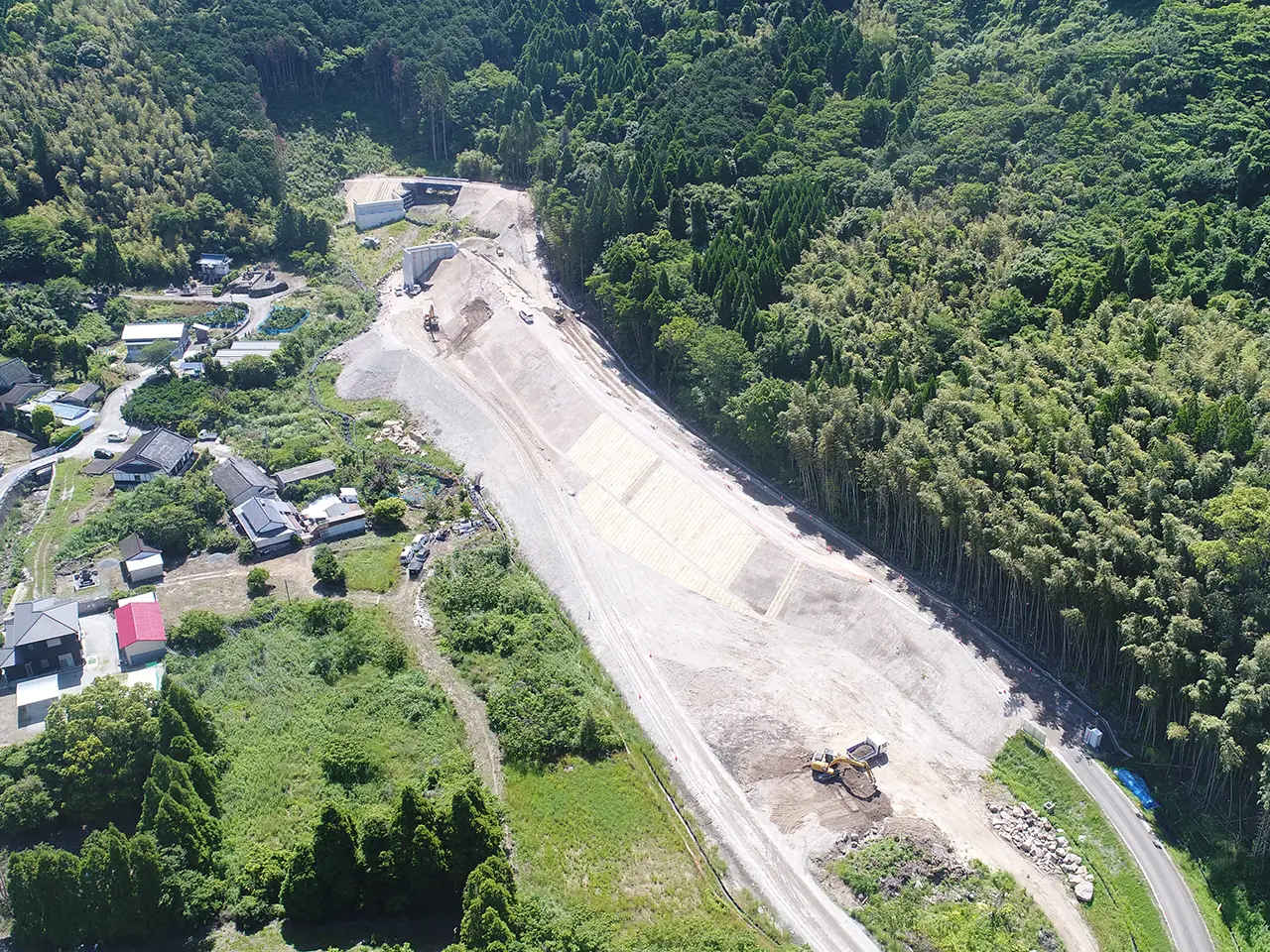 熊本57号長浜地区工事用道路工事